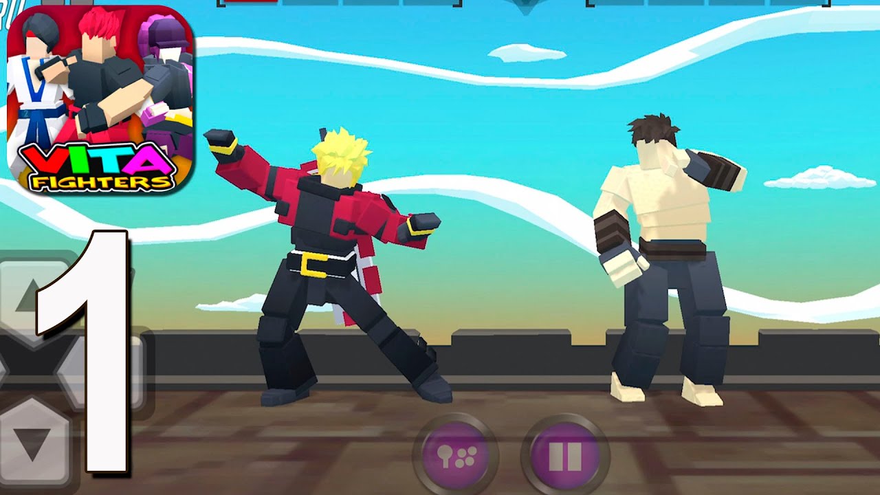 Vita Fighters Game Duel 1v1 Bergaya Retro Minimalis dengan Aksi Intens dan Ringan